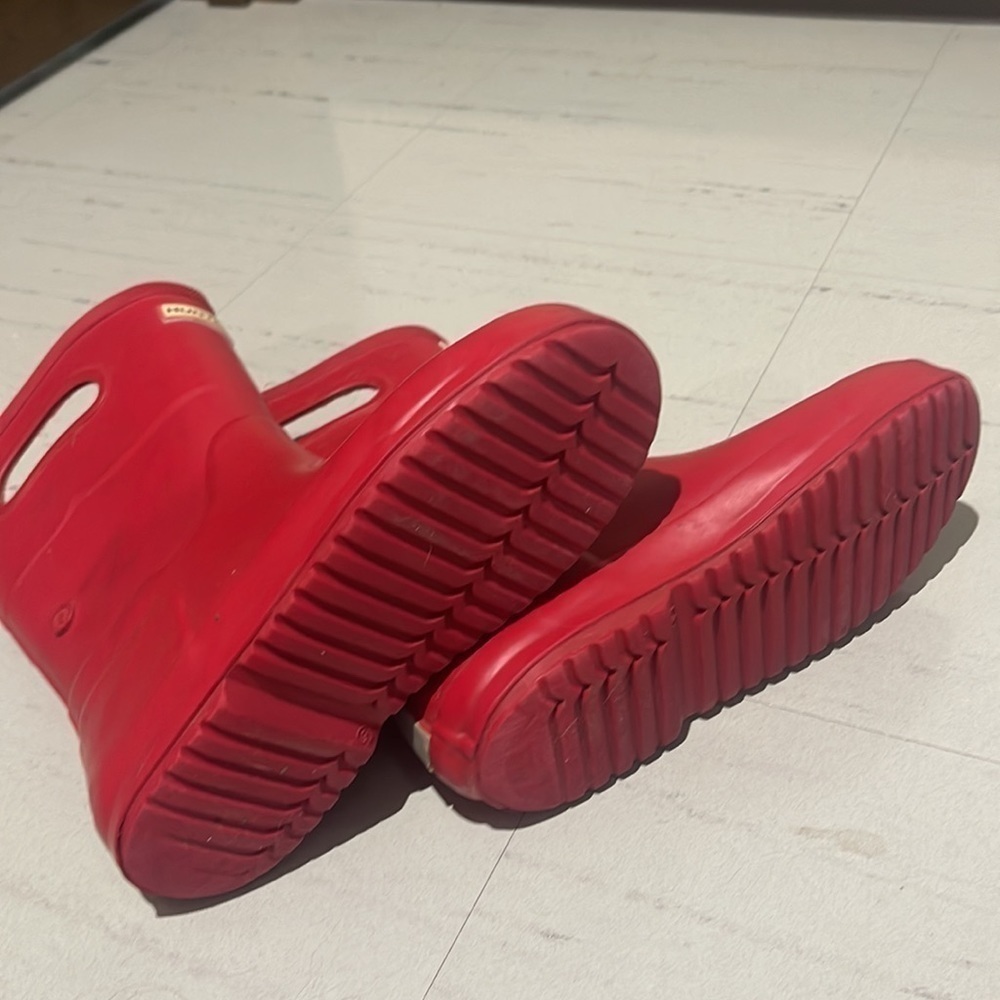 Hunter For Target Wellies Red Waterproof Rain Boots Size 3 - Picture 7 of 7